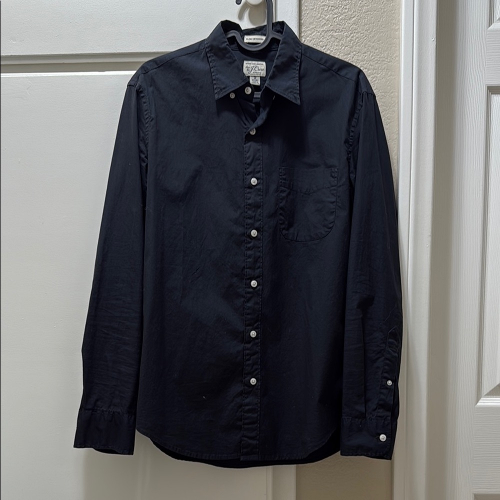 J. Crew Black Button Down Shirt